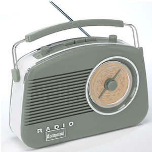 Steepletone BRIGHTONSGBT, Retro Bluetooth Radio, Green