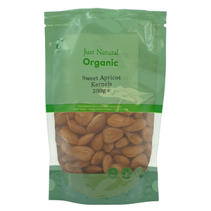 Organic Sweet Apricot Kernels 200g (Just Natural)