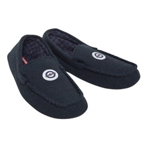 Lambretta Mens Bug Slippers Navy Herringbone