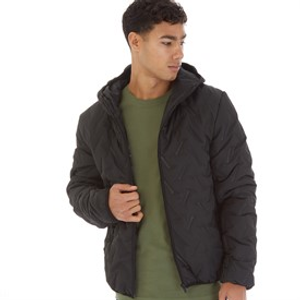Brave Soul Mens Furnace Padded Jacket Black