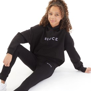 NICCE Girls Diva Hoodie And Leggings Set Black