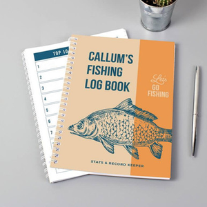 Personalised Fishing Log Book