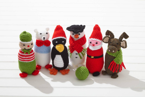 Crochet Indoor Skittles in King Cole Chunky (9117)