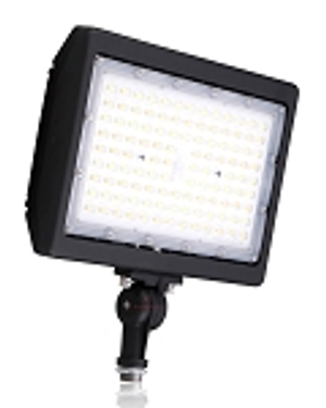 120W Kivo II CS Series - LED Flood Light | With Photocell, 17,400 Lumens, Color Selectable 30K/40K/50K, Knuckle Conduit Mount, DLC Premium 5.1