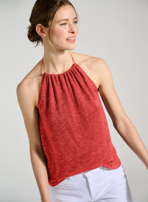 Aster Linen Top - UK 12 | EU 38 | US 08 / Brick