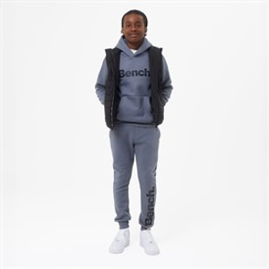 Bench Boys Mando Tracksuit And Gilet Set Steel Grey