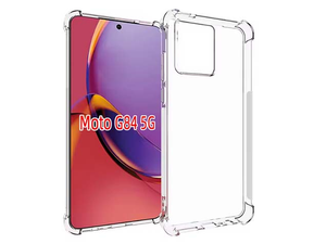 Gel Case with Bumper Edges for Motorola Moto G84 - Clear