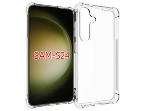Gel Case with Bumper Edges for Samsung Galaxy S24 - Clear