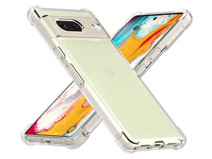 Gel Case with Bumper Edges for Google Pixel 8a - Clear