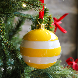 Cornish Yellow Large Bauble