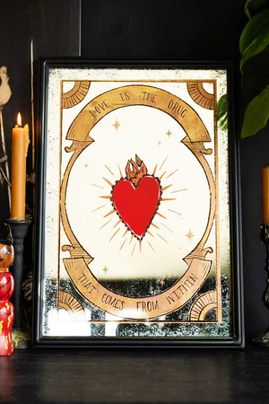 Love Is The Drug Decorative Mirror