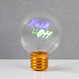Rechargeable Neon Bulb 'F*ck Off' with USB Charging & 5-Hour Runtime