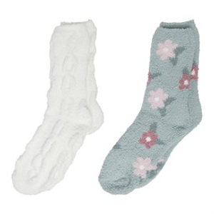 Original Penguin Womens Penguin Two Pack Cosy Socks Multi