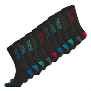 Bench Mens Atlas Ten Pack Cushioned Crew Socks Black/Multi