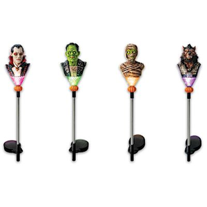 Classic Monsters Path Light Sculpture Collection