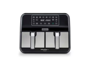 Kenwood, HFM20.000MB, Fry 8L Dual Air Fryer, Black