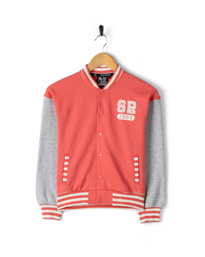 Atlantic Krew - Kids Bomber Jacket - Coral