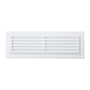 Fixed Louvre Vent White 9" X 3"