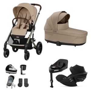 Cybex Balios S Lux Luxury Bundle in Taupe/Almond Beige