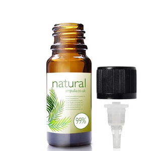 10ml Amber Glass Essential Oil Bottle With CRC Dropper Cap