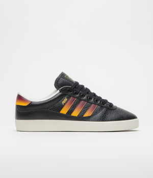 Adidas Puig Indoor Shoes - Core Black / Shadow Red / Crew Yellow