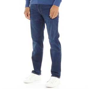 French Connection Mens FCUK Regular Fit Jeans Ind50 Midwash
