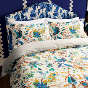 Wonderland Floral Duvet Cover SET, Lapis