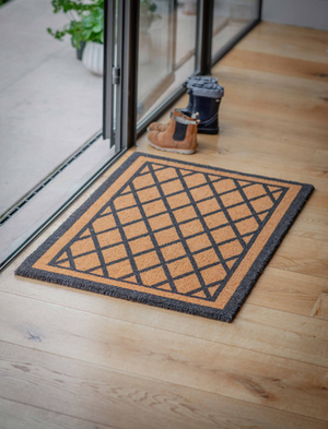 Doormat Diamond - Coir, Natural, Large