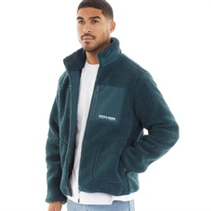 JACK & JONES Mens Vesterbro Teddy Jacket Magical Forest