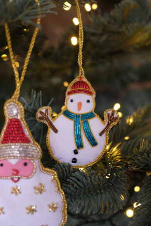 Fiona Walker - Christmas Decoration - Snowman Sparkle