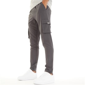 Closure London Mens Stretch Tech Cargo Pants Charcoal