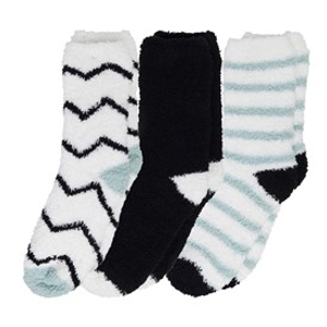 Soho Womens Collection Three Pack Cosy Socks Multi
