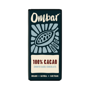 Organic 100% Cacao Raw Chocolate Bar (Ombar) 70g