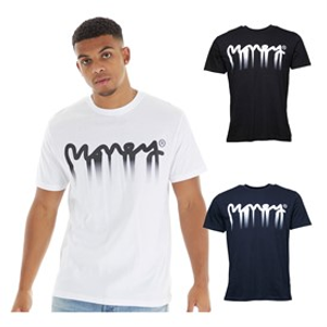Money Mens Drip Fade Three Pack T-Shirts White/Navy/Black