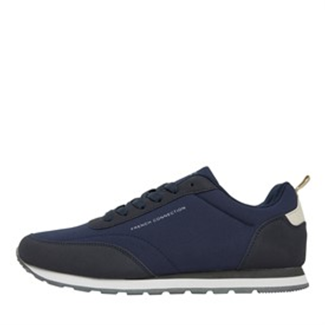 French Connection Mens Wen Logo Trainers Marine