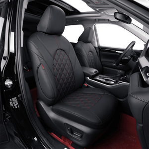 Toyota Highlander Seat Covers | Custom-fit Leatherette | - Coverdream Series