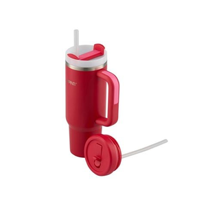 Avanti - HydroQuench S/S Insulated Travel Tumbler w/Two Lids Flame Red 1L