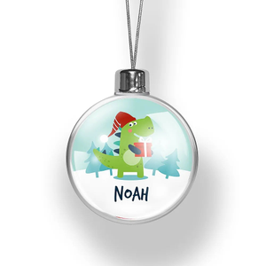 Dinosaur Christmas Bauble