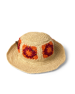 Icon Womens Straw Summer Hat in Cream