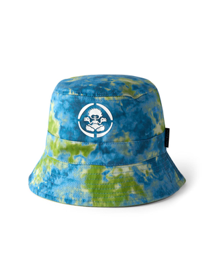 Fader Kids Bucket Hat in Green/Blue