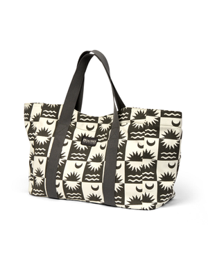 Peachy - Beach Bag - Cream/Green