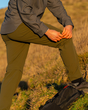 Ryder Hybrid UPF 50+ 2 in 1 Trousers in Green