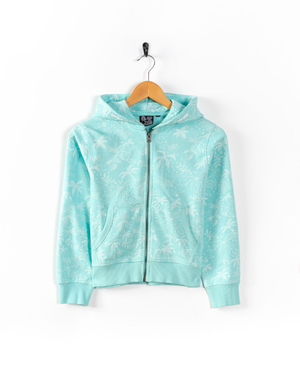 Acapulco - Kids Zip Hood - Turquoise
