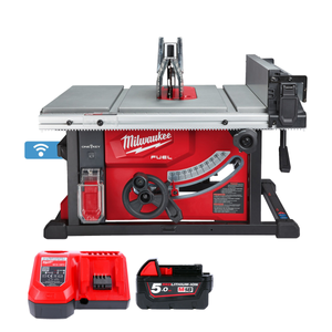 Milwaukee M18FTS210-0 18V M18 FUEL Table Saw With 1 x 5.0Ah Battery & Charger