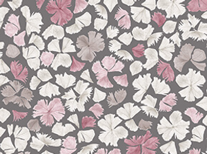 Feather Flora - Rhubarb - A4 Sample Sheet