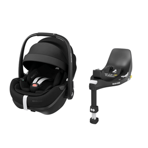 Maxi Cosi Pebble 360 PRO 2 Car Seat (NON-Slide) and Base - Twillic Black