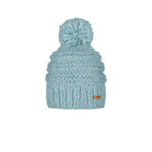 Barts Womens Jasmin Classic Hand Knit Knitted Bobble Hat - One Size / Ice