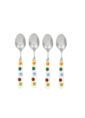 Polka Dot Set Of 4 Teaspoons