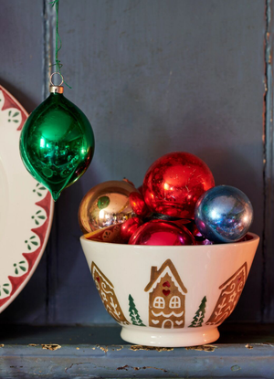 Gingerbread House Small Old Bowl