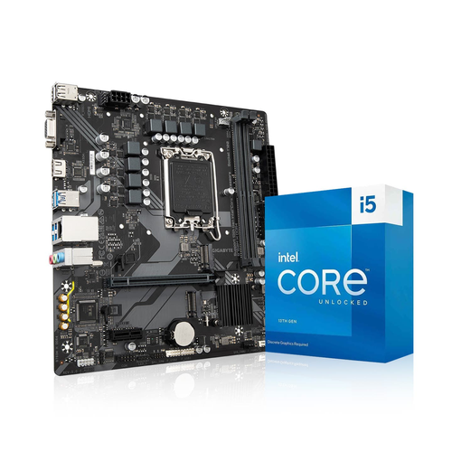 intel core i5 13400f、b760mのセット Intel i5 13400F 4.4Ghz Six Core Gigabyte B760M H DDR4 Motherboard
